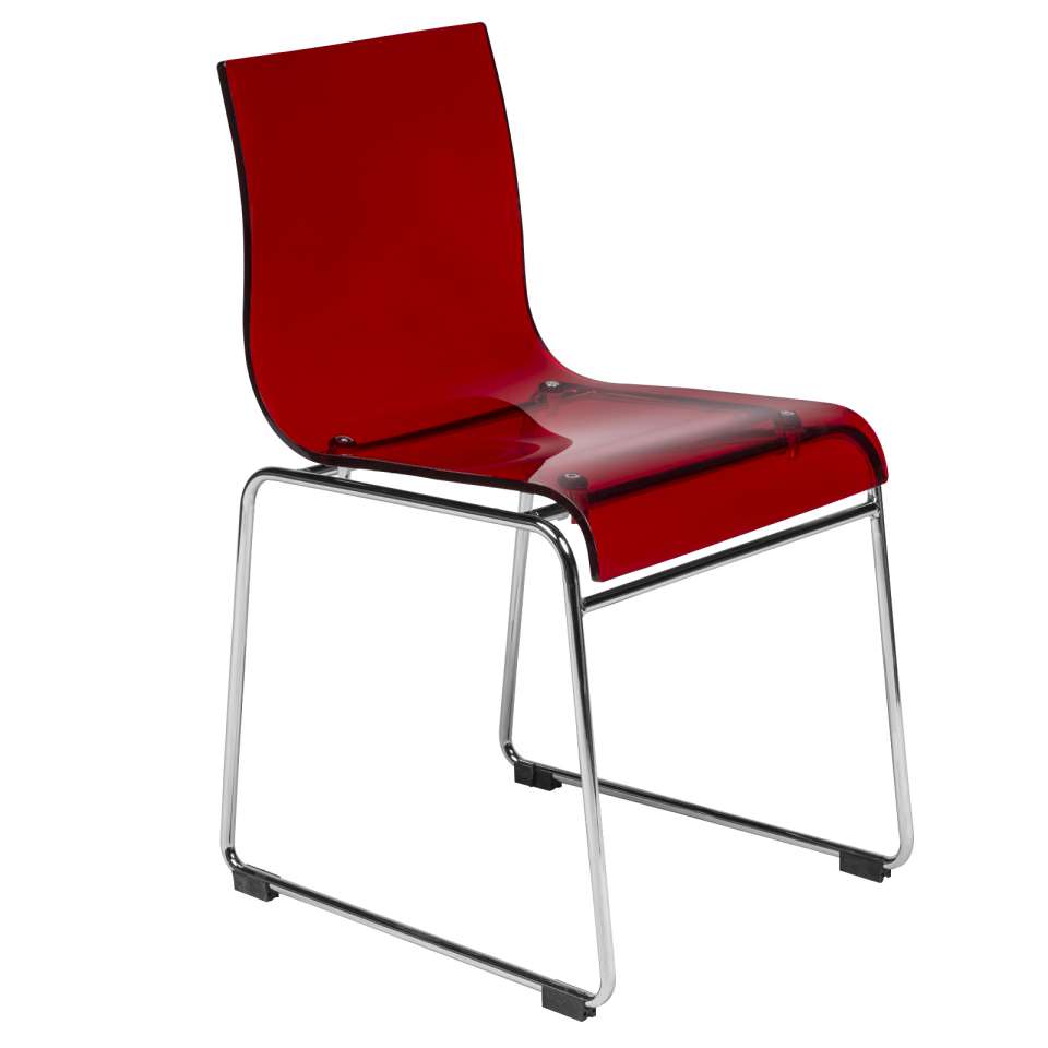 LeisureMod Lima Modern Acrylic Chair | Side Chairs | Modishstore - 8