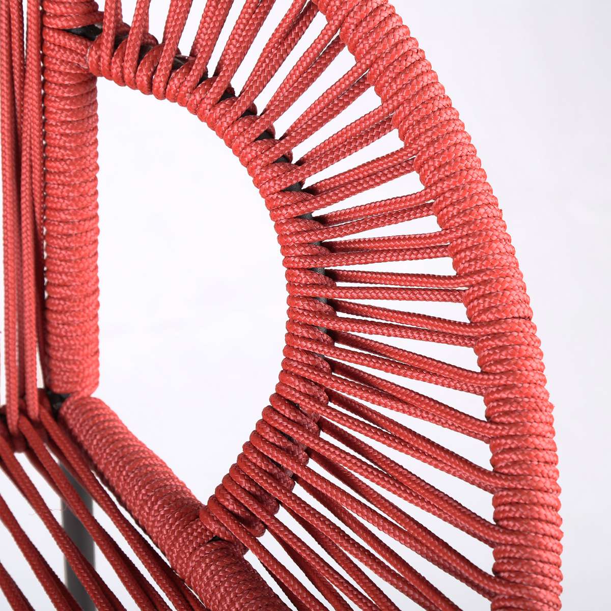 Acapulco 26" Indoor Outdoor Steel Bar Stool with Brick Red Rope By Armen Living | Counter Stools |  Modishstore  - 4