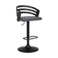 Adele Adjustable Height Swivel Bar Stool By Armen Living | Bar Stools | Modishstore - 2