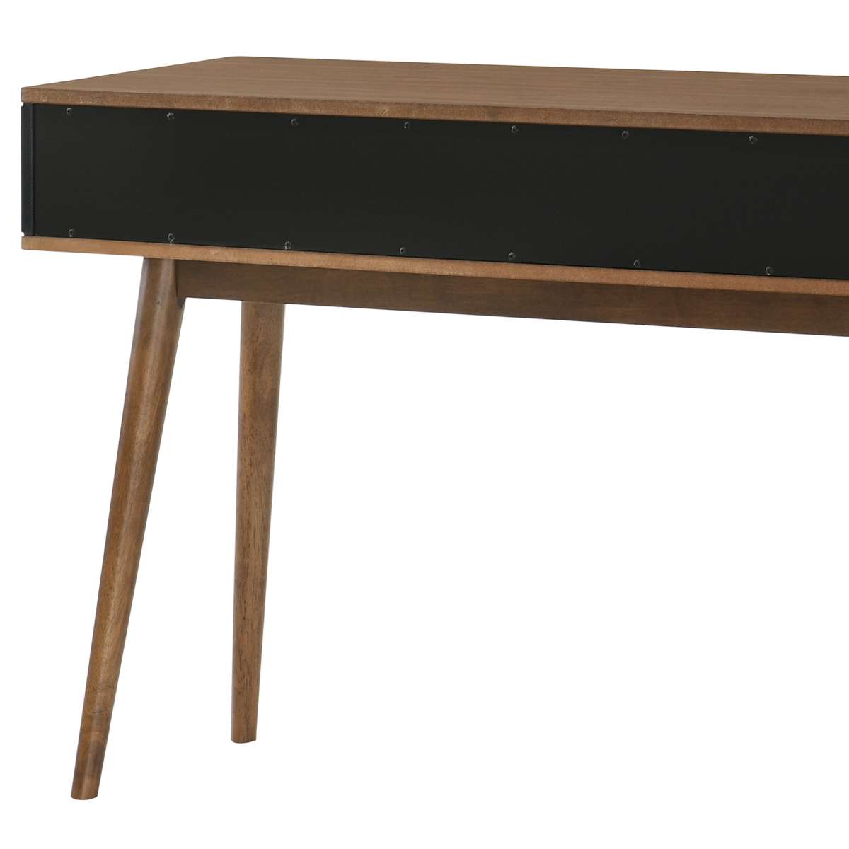 Amigo Black Veneer and Walnut Wood Console Table By Armen Living | Console Tables |  Modishstore  - 6