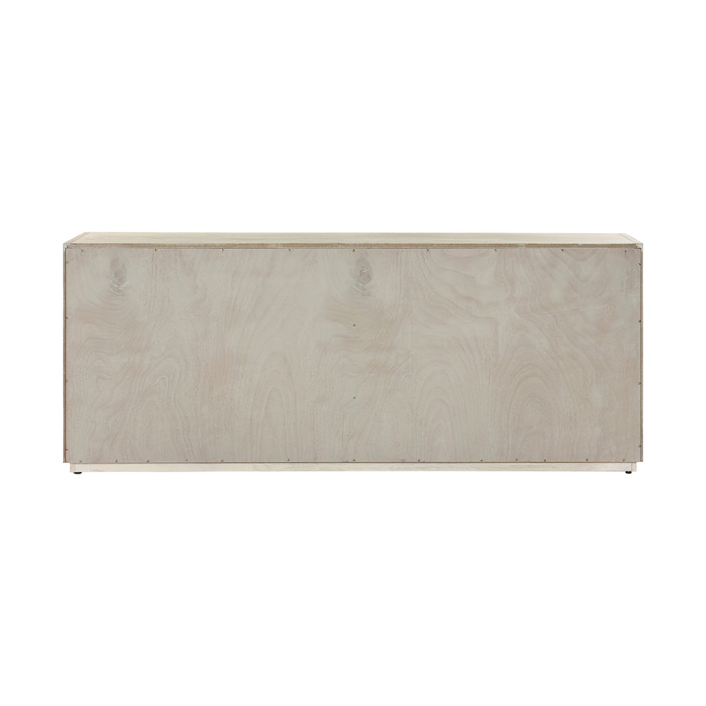Abbey 4 Door Sideboard Buffet in Grey Oak Wood By Armen Living | Sideboards | Modishstore - 5