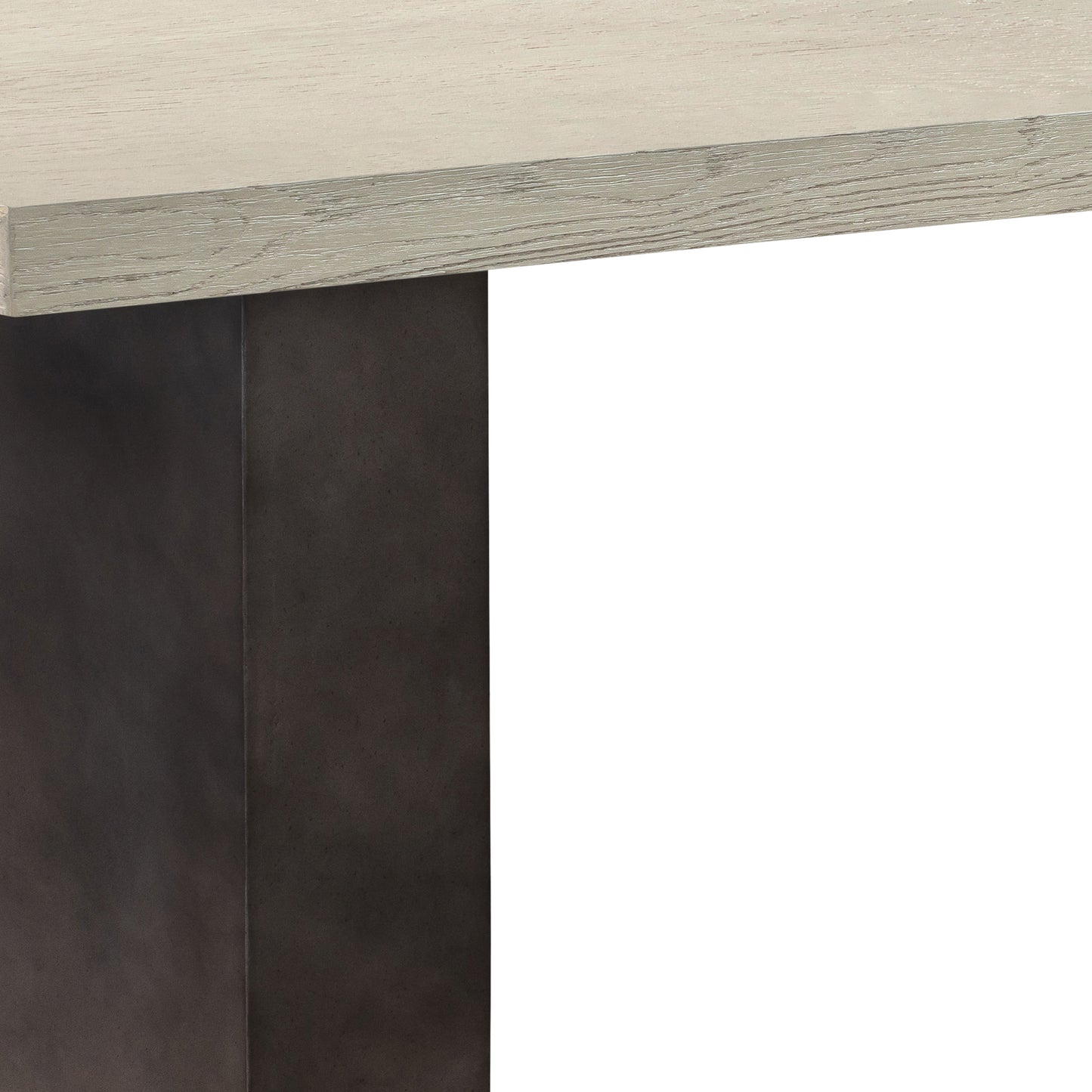 Abbey Concrete and Grey Oak Wood Coffee Table By Armen Living | Coffee Tables | Modishstore - 5