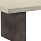 Abbey Concrete and Grey Oak Wood Dining Table By Armen Living | Dining Tables | Modishstore - 5