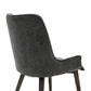 Alana Charcoal Upholstered Dining Chair - Set of 2 By Armen Living | Dining Chairs | Modishstore - 5