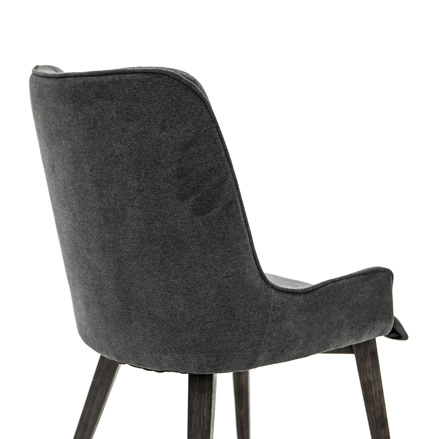 Alana Charcoal Upholstered Dining Chair - Set of 2 By Armen Living | Dining Chairs | Modishstore - 5