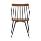 Alcott Contemporary Walnut and Metal Dining Room Chair By Armen Living | Dining Chairs | Modishstore - 4