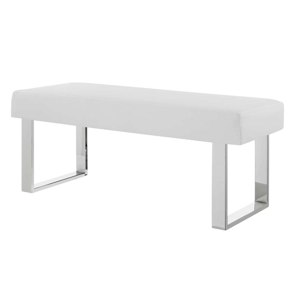 Amanda White Bench By Armen Living | Benches | Modishstore - 3