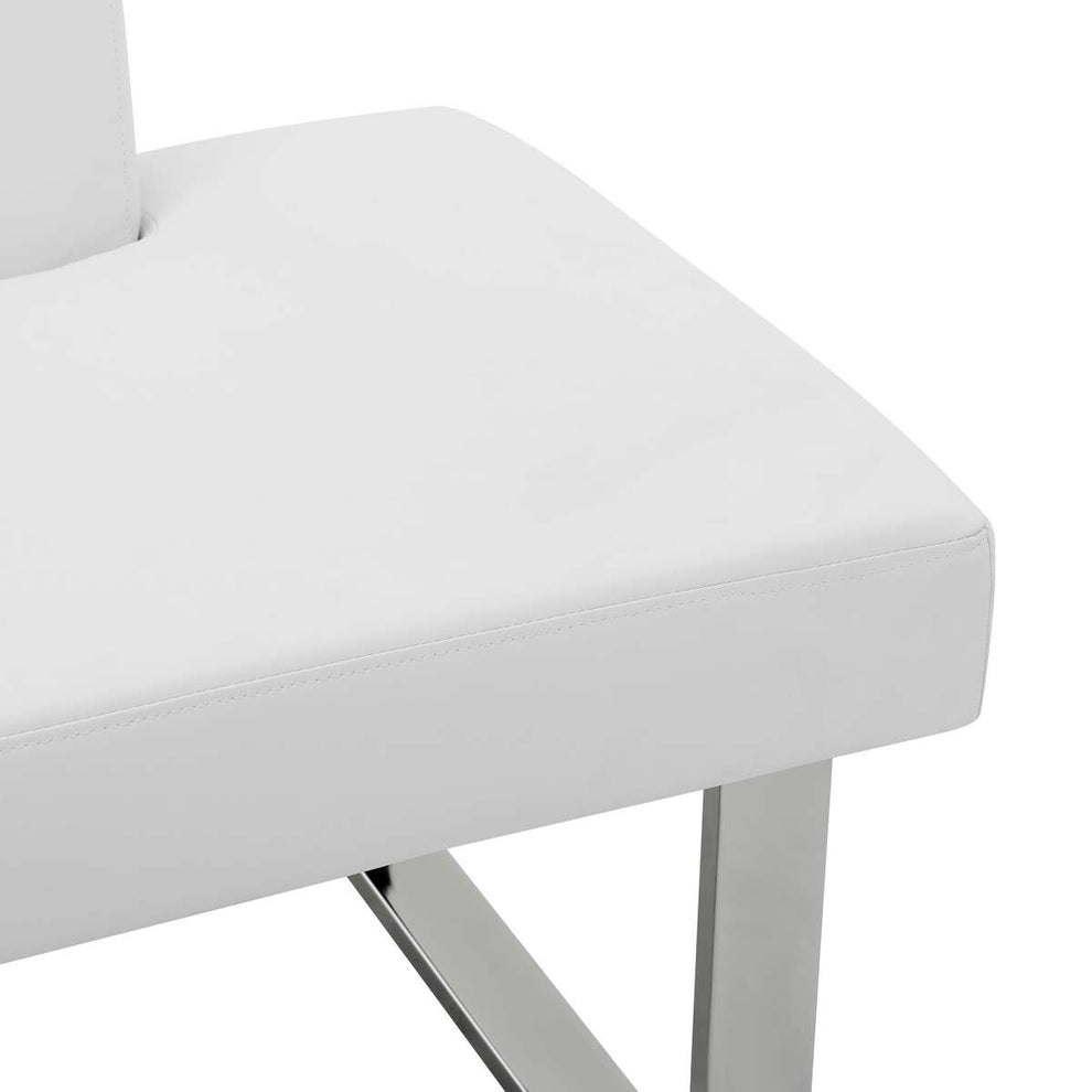 Amanda White Corner Sofa By Armen Living | Sofas |  Modishstore  - 3
