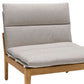 Arno Outdoor Modular Teak Wood Lounge Chair with Charcoal Olefin By Armen Living | Outdoor Chairs |  Modishstore  - 6