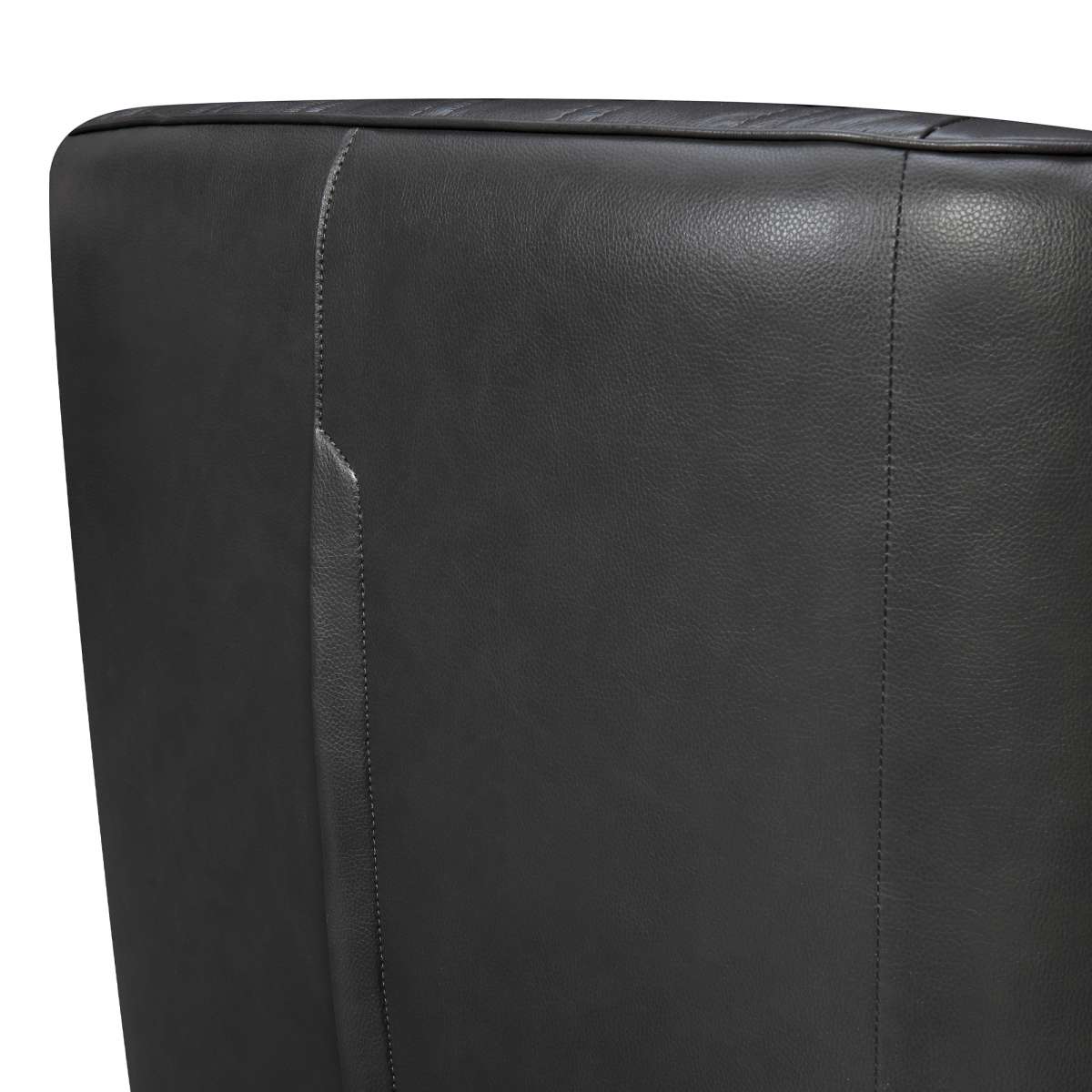 Aries Dove Gray Genuine Leather Swivel Barrel Chair By Armen Living | Accent Chairs |  Modishstore  - 20