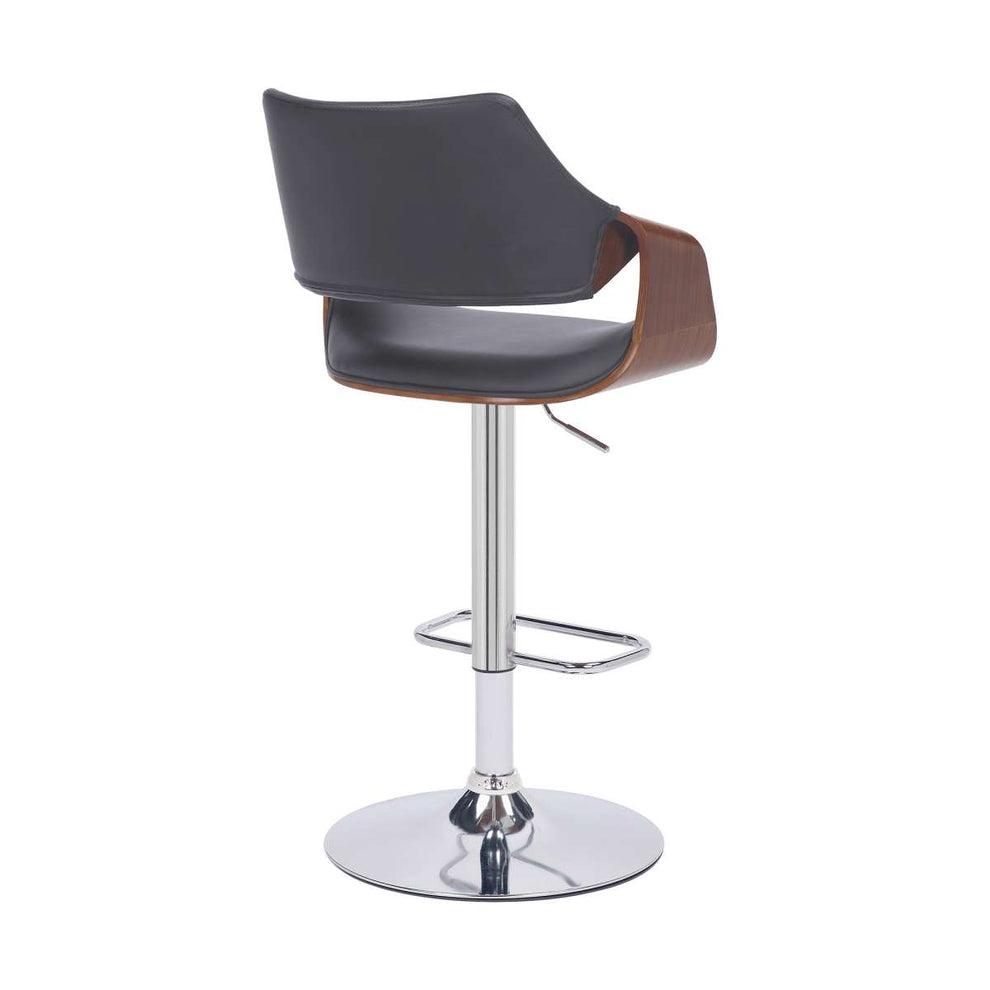 Aspen Adjustable Swivel Bar Stool with Chrome Base By Armen Living | Bar Stools | Modishstore - 12