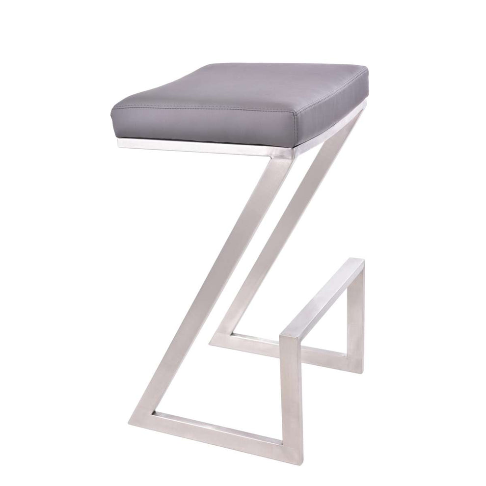 Atlantis 26" Counter Height Backless Bar Stool By Armen Living | Bar Stools | Modishstore - 6