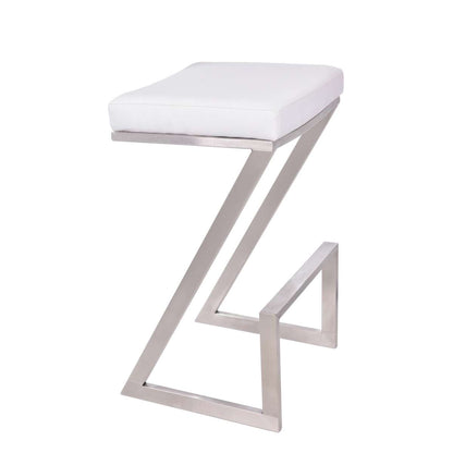 Atlantis 26" Counter Height Backless Bar Stool By Armen Living | Bar Stools | Modishstore - 10