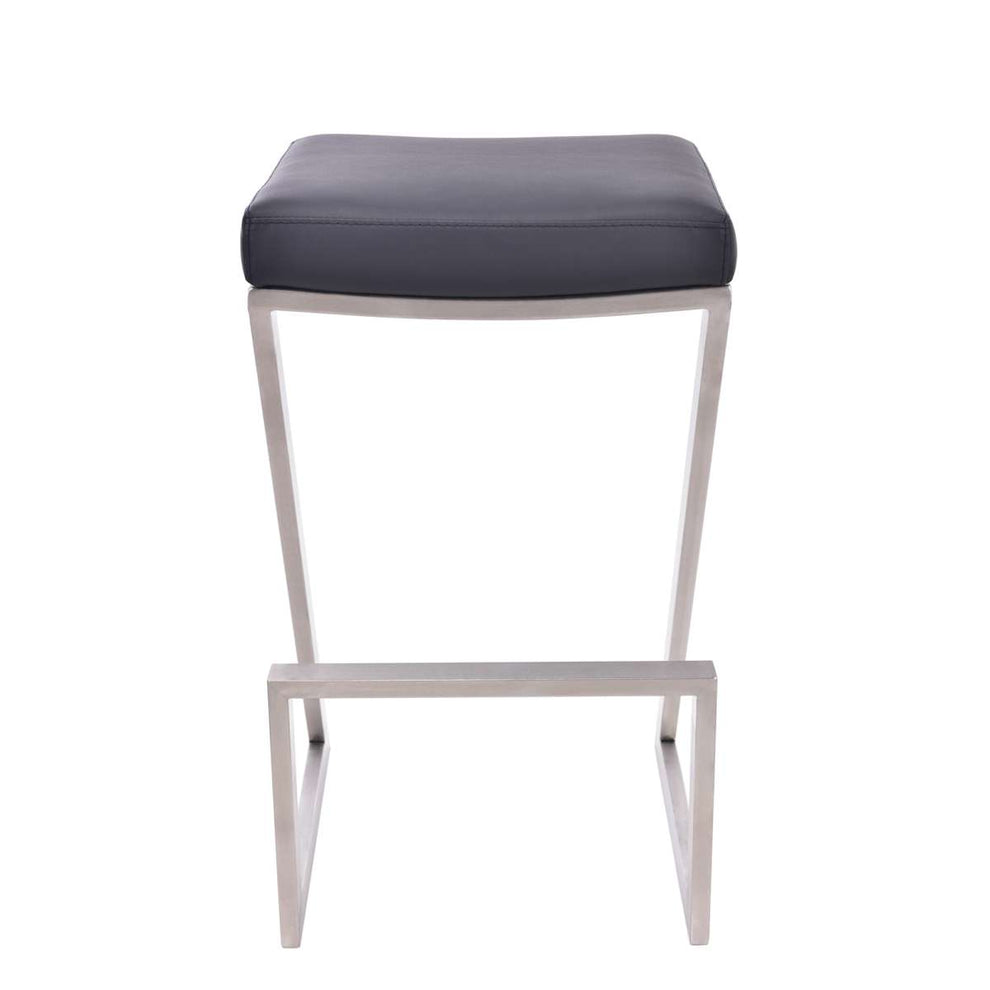 Atlantis 30" Bar Height Backless Black Bar Stool By Armen Living | Bar Stools | Modishstore - 3