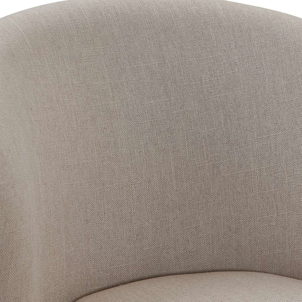 Brandy 30" Bar Height Swivel Tan Fabric and Espresso Wood Bar Stool By Armen Living | Bar Stools |  Modishstore  - 2