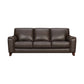 Bergen 87" Dove Gray Genuine Leather Square Arm Sofa By Armen Living | Sofas |  Modishstore  - 15