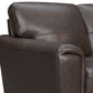 Bergen 87" Dove Gray Genuine Leather Square Arm Sofa By Armen Living | Sofas |  Modishstore  - 10