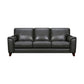 Bergen 87" Dove Gray Genuine Leather Square Arm Sofa By Armen Living | Sofas |  Modishstore  - 23