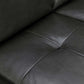 Bergen 87" Dove Gray Genuine Leather Square Arm Sofa By Armen Living | Sofas |  Modishstore  - 20