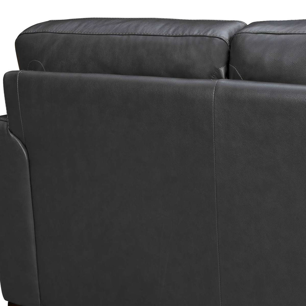 Bergen 87" Dove Gray Genuine Leather Square Arm Sofa By Armen Living | Sofas |  Modishstore  - 21