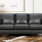 Bergen 87" Dove Gray Genuine Leather Square Arm Sofa By Armen Living | Sofas |  Modishstore  - 22