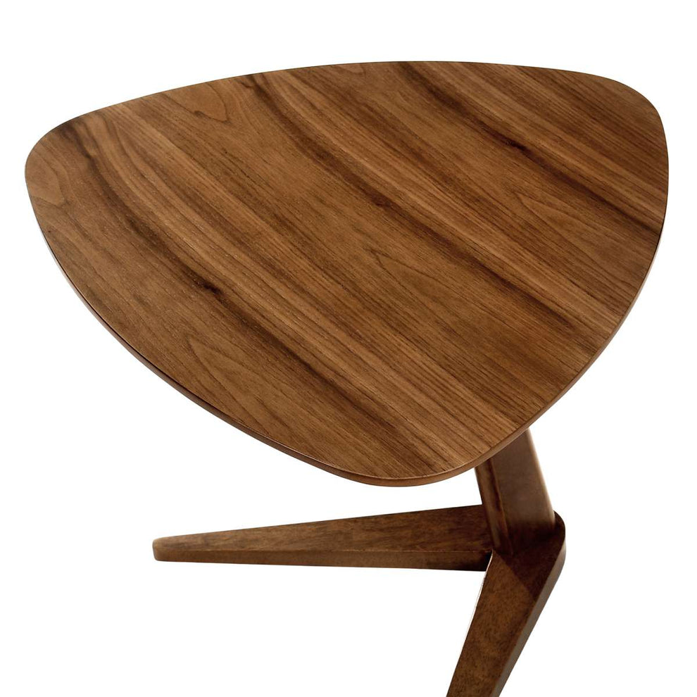 Bianka Walnut Veneer Tea Table  By Armen Living | Coffee Tables |  Modishstore  - 2