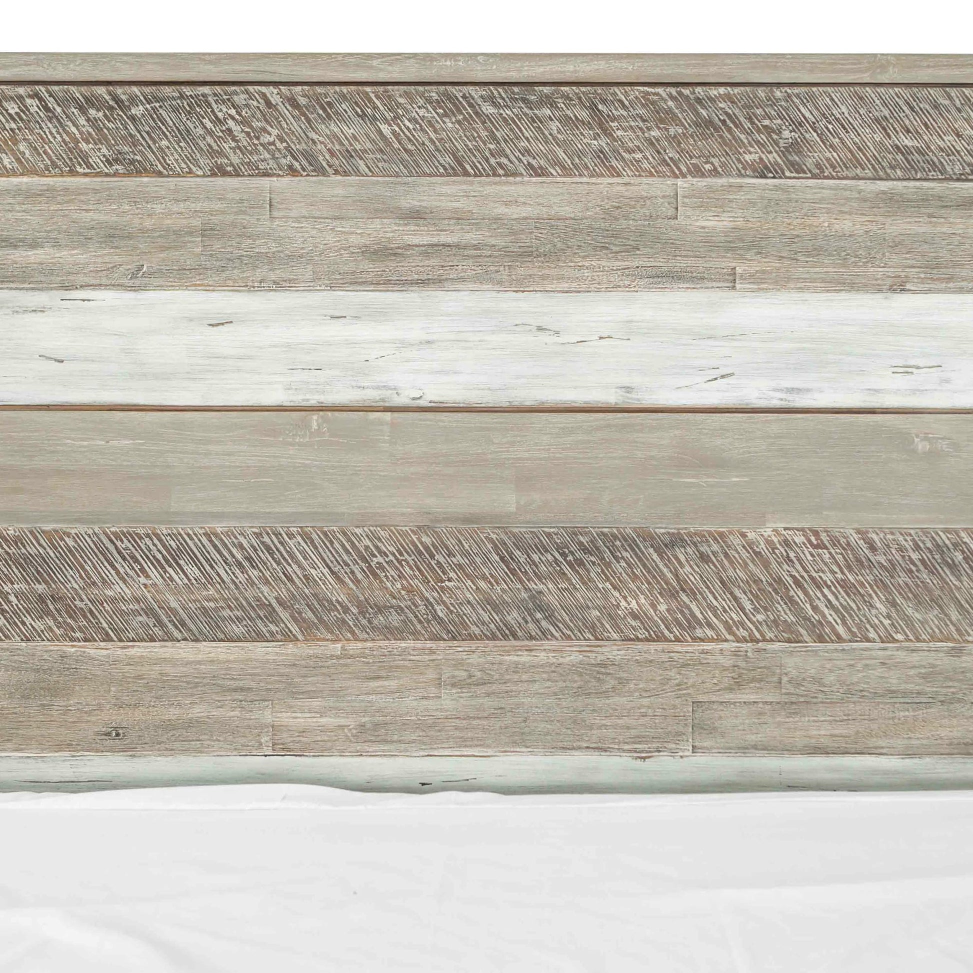 Bridges King Platform Bed in Two Tone Acacia Wood By Armen Living | Beds | Modishstore - 6