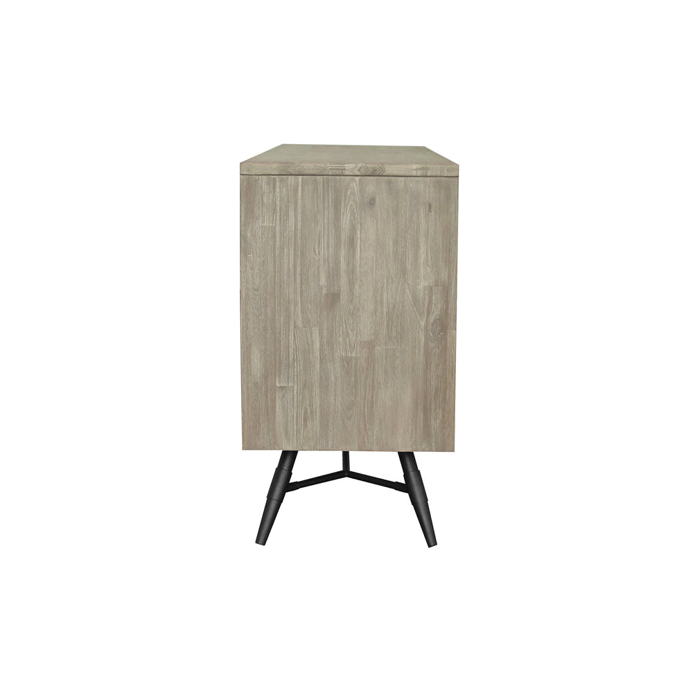 Bridges Sideboard Buffet Cabinet in Two Tone Acacia Wood By Armen Living | Sideboards | Modishstore - 4