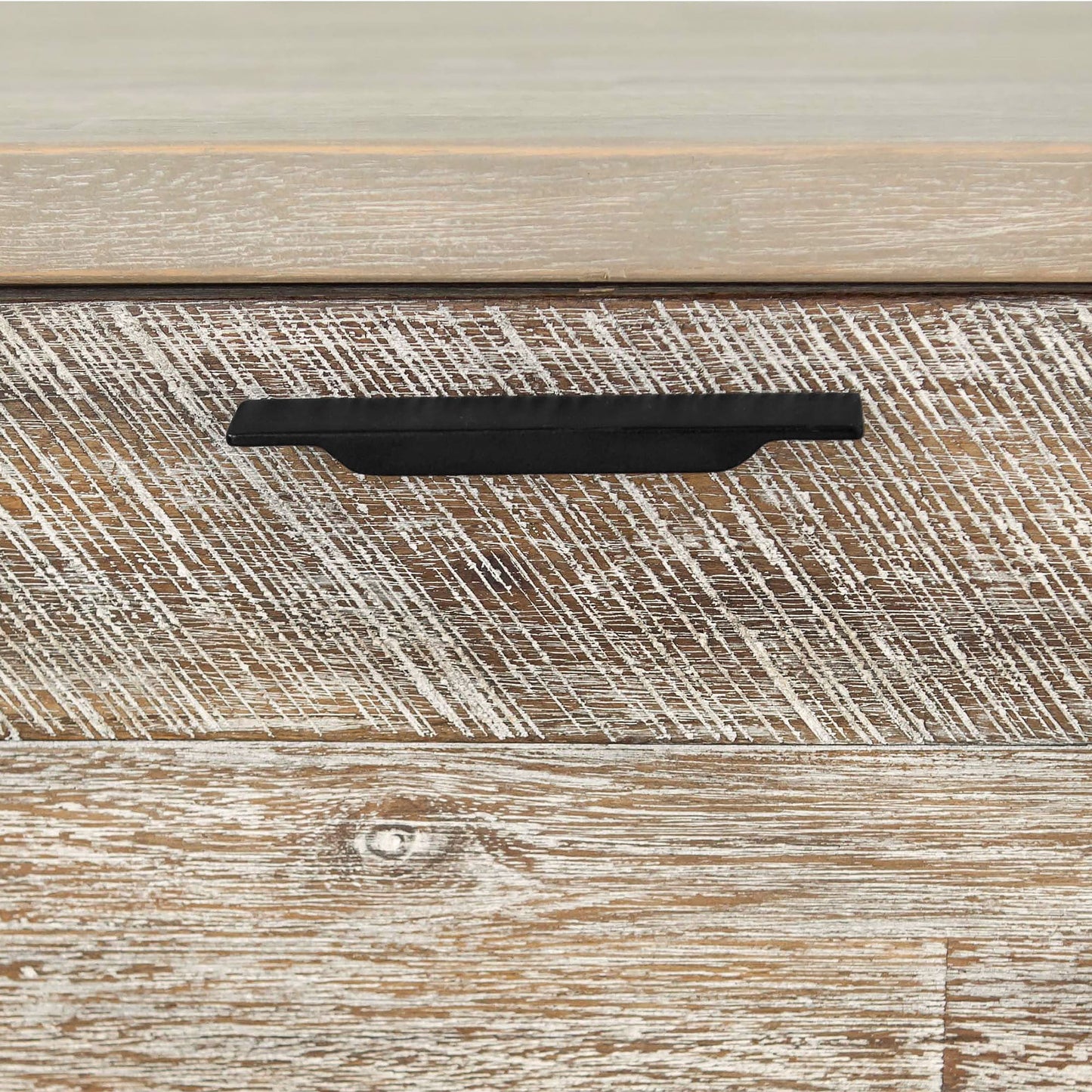 Bridges 2 Drawer Nightstand  in Two Tone Acacia Wood By Armen Living | Nightstands | Modishstore - 7