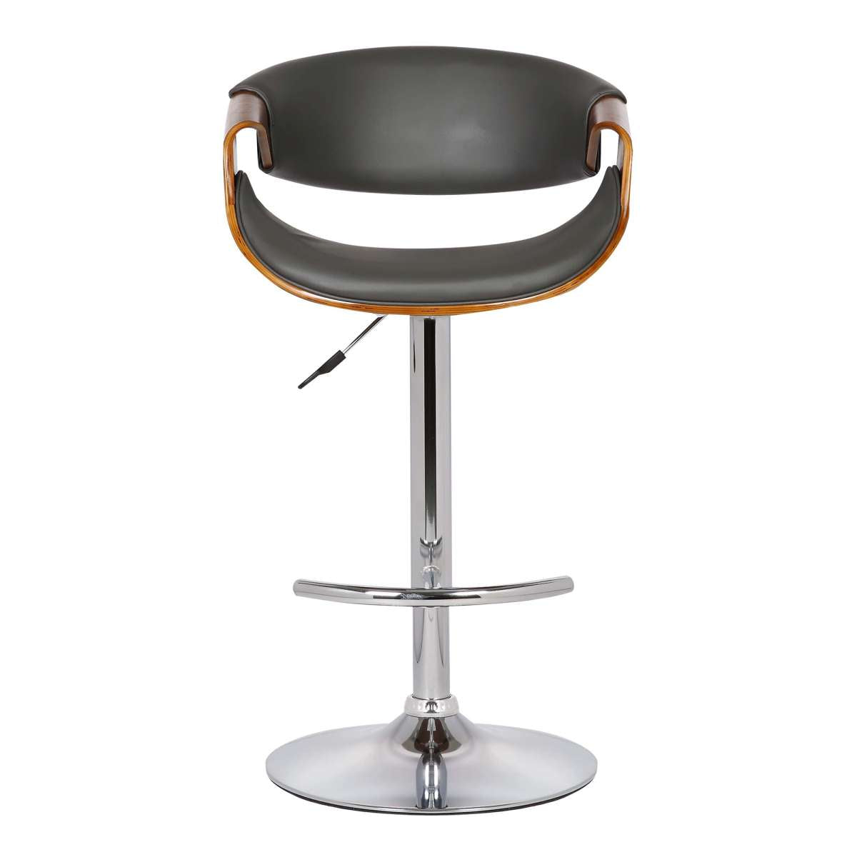 Butterfly Adjustable Height Swivel Black  Bar Stool By Armen Living | Bar Stools | Modishstore - 9