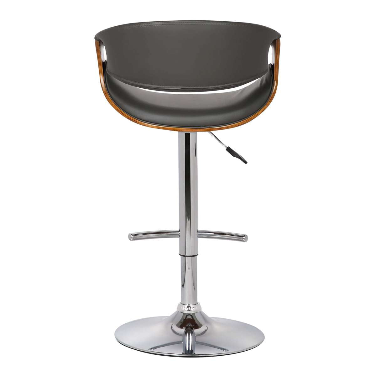 Butterfly Adjustable Height Swivel Black  Bar Stool By Armen Living | Bar Stools | Modishstore - 10