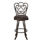 Celeste 26" Counter Height Metal Swivel Barstool By Armen Living | Bar Stools | Modishstore - 3