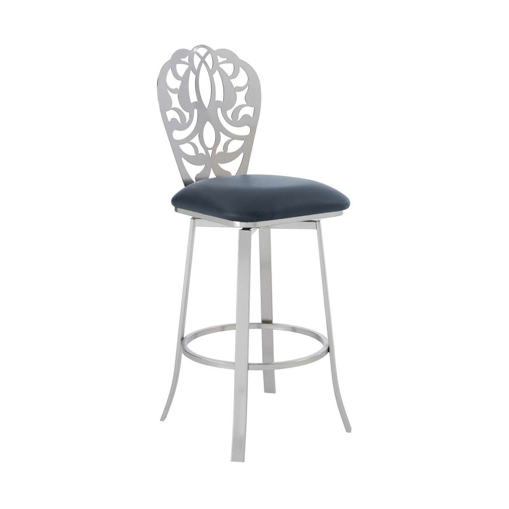 Cherie Contemporary 30" Bar Height Barstool By Armen Living | Bar Stools | Modishstore - 2