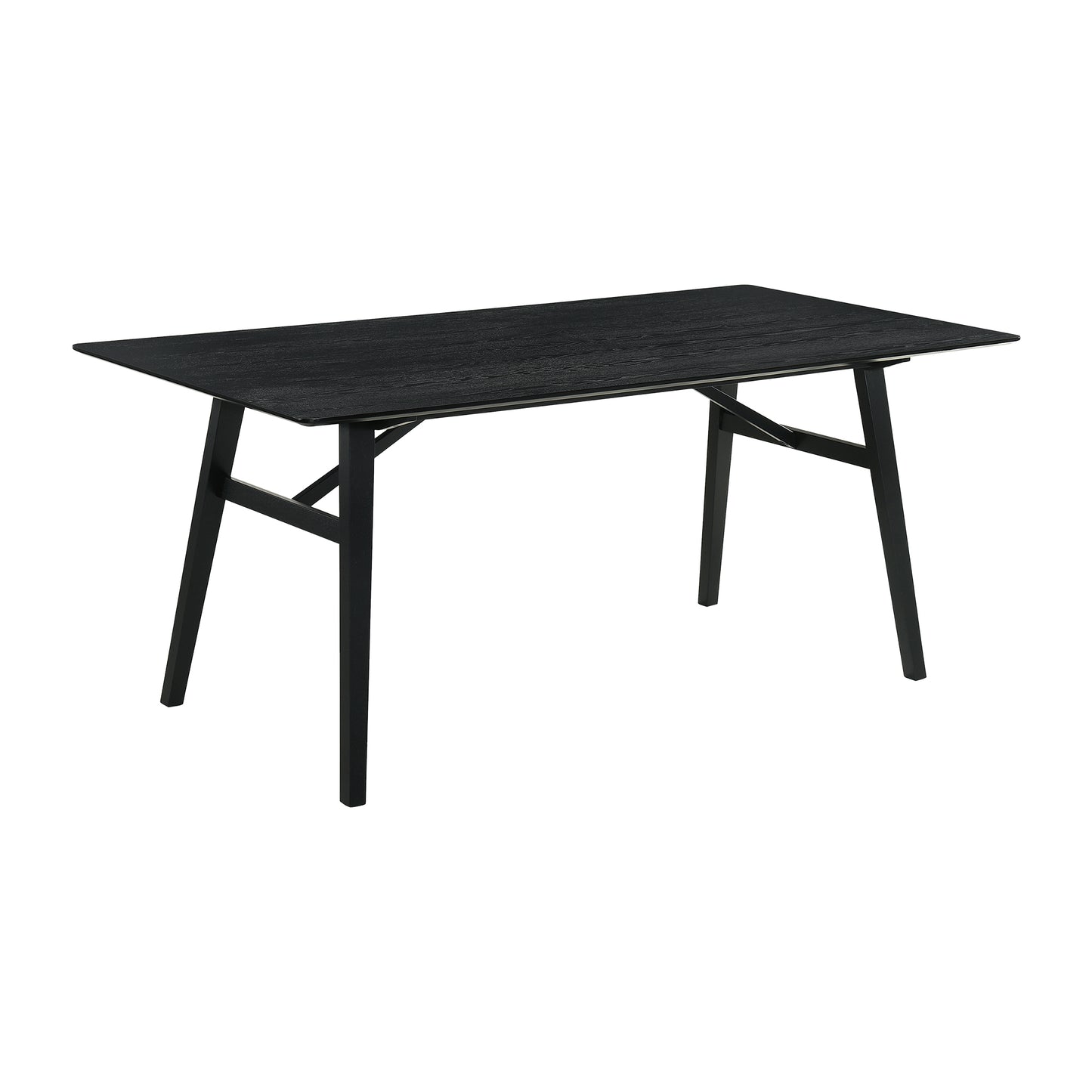 Channell Wood Dining Table in Black Finish By Armen Living | Dining Tables | Modishstore - 3