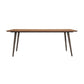 Coco Rustic Oak Wood Dining Table in Balsamico By Armen Living | Dining Tables |  Modishstore  - 2