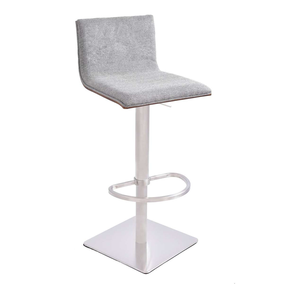 Crystal Adjustable Height Bar Stool By Armen Living | Bar Stools | Modishstore - 7