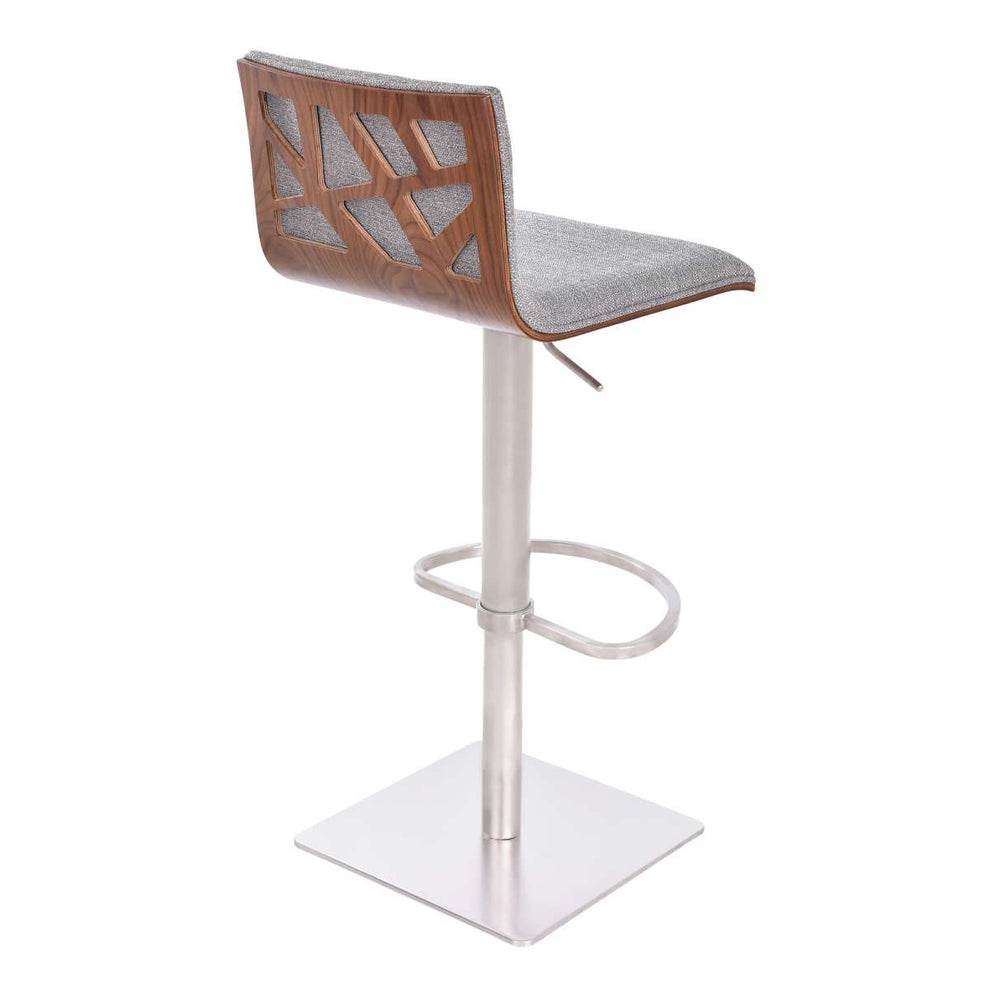 Crystal Adjustable Height Bar Stool By Armen Living | Bar Stools | Modishstore - 8
