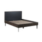Cross Solid Oak and Metal Queen Platform Bed Frame By Armen Living | Beds | Modishstore - 4