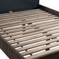 Cross Solid Oak and Metal Queen Platform Bed Frame By Armen Living | Beds | Modishstore - 6