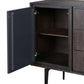 Cross Solid Oak and Metal 3 Drawer Dresser By Armen Living | Dressers |  Modishstore  - 7