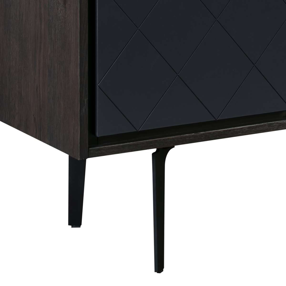 Cross Solid Oak and Metal 3 Drawer Dresser By Armen Living | Dressers |  Modishstore  - 2
