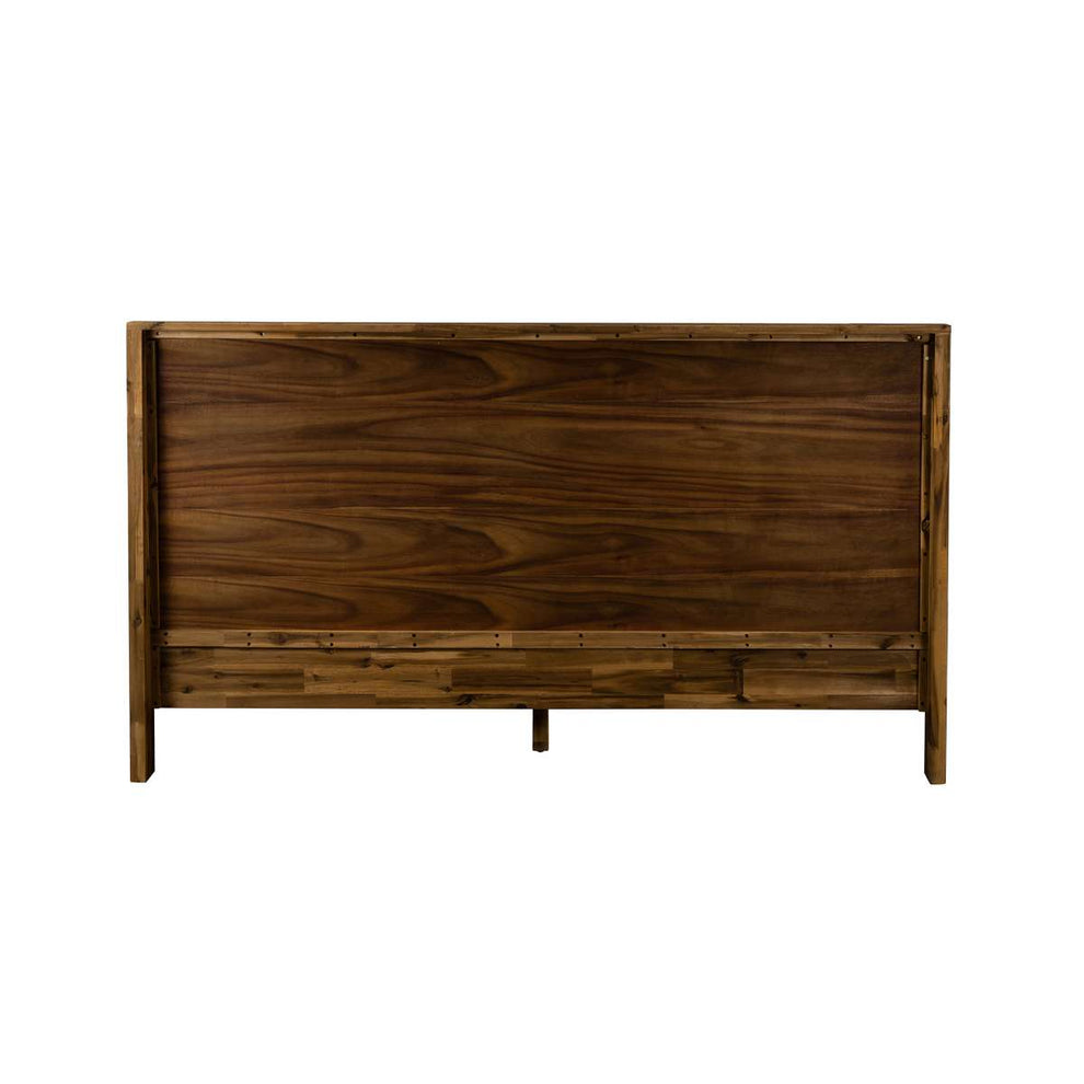 Cusco Rustic Acacia Platform King Bed By Armen Living | Beds | Modishstore - 7