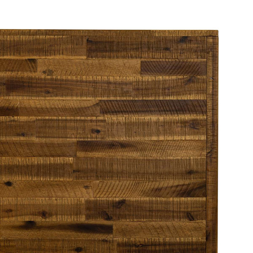 Cusco Rustic Acacia Platform King Bed By Armen Living | Beds | Modishstore - 8