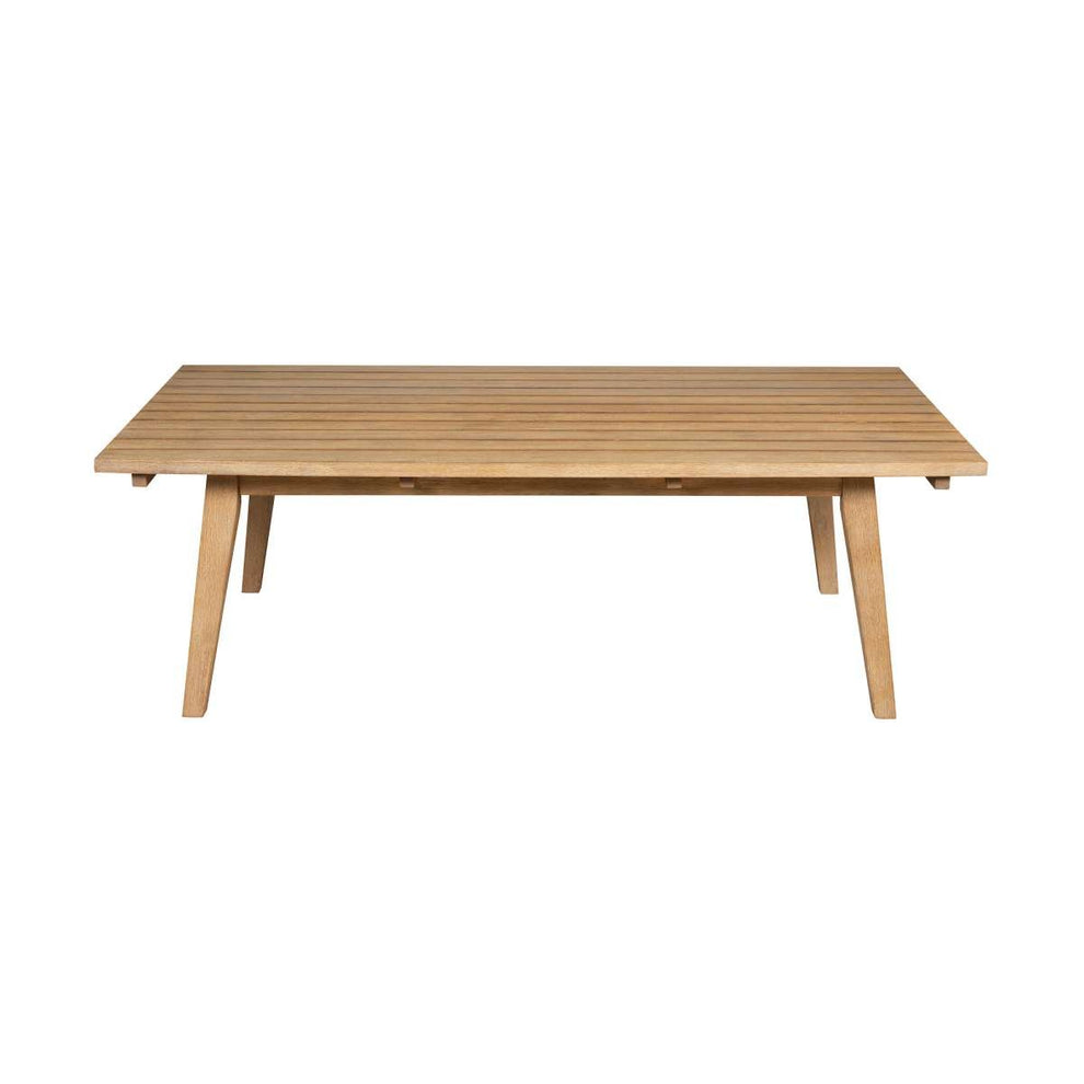 Cypress Outdoor Patio Coffee Table in Blonde Eucalyptus Wood By Armen Living | Outdoor Tables | Modishstore - 3