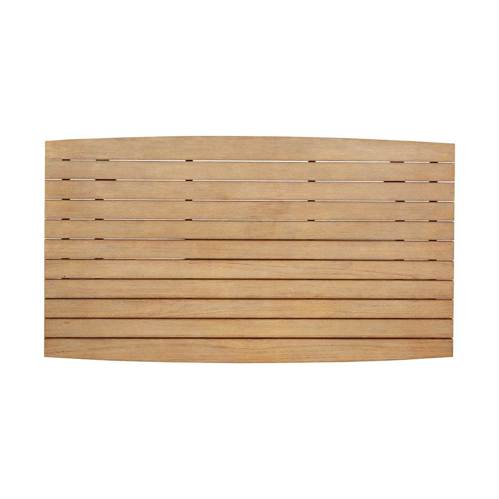 Cypress Outdoor Patio Coffee Table in Blonde Eucalyptus Wood By Armen Living | Outdoor Tables | Modishstore - 4