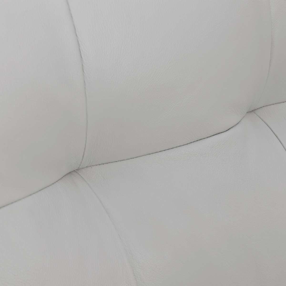 Daeson 86" Mid-Century Modern Dove Gray Genuine Leather Square Arm Sofa By Armen Living | Sofas |  Modishstore  - 4