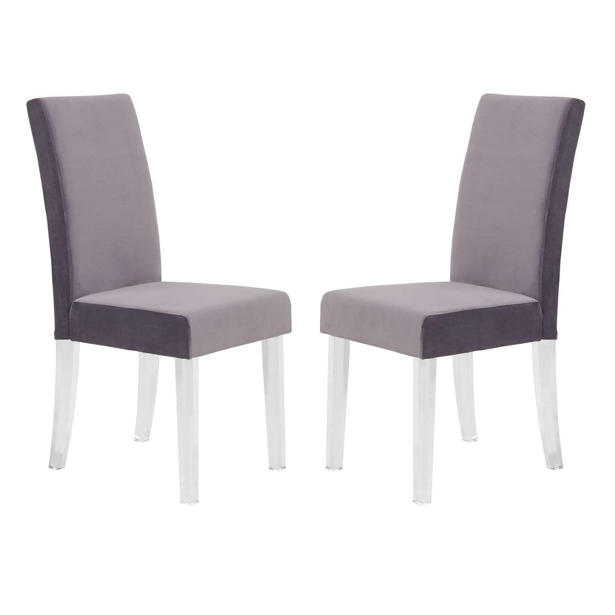 Dalia Modern and Contemporary Dining Chair Set of 2 By Armen Living | Dining Chairs | Modishstore - 2