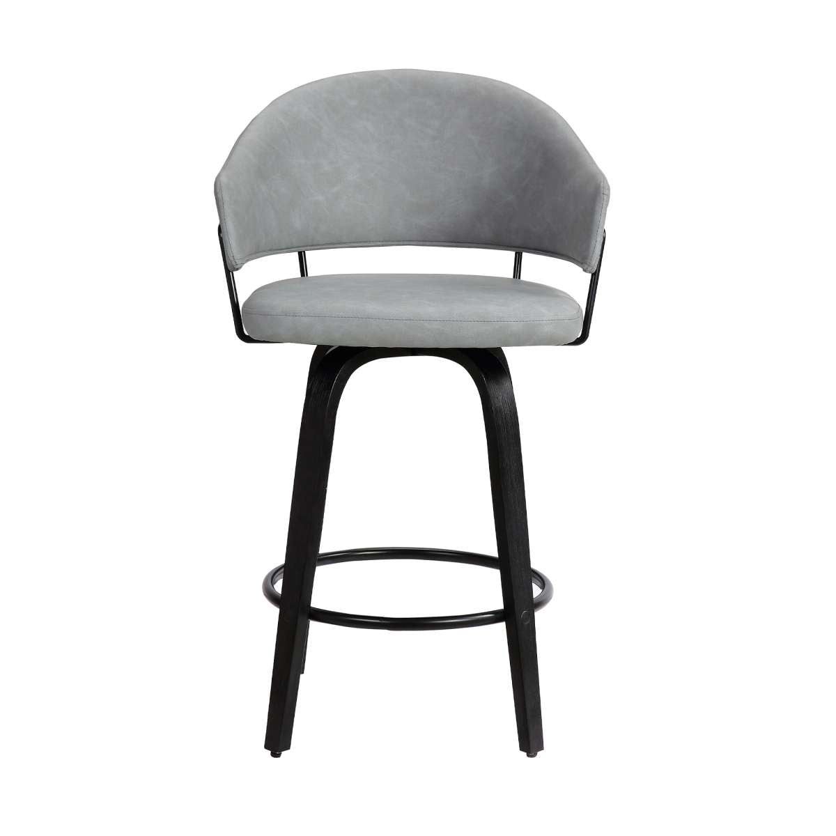 Doral 26"  Barstool Brushed Wood By Armen Living | Bar Stools | Modishstore - 2
