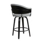 Doral 26"  Barstool Brushed Wood By Armen Living | Bar Stools | Modishstore - 3