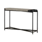 Dua Concrete and Black Metal Modern Console Table By Armen Living | Console Tables | Modishstore - 2